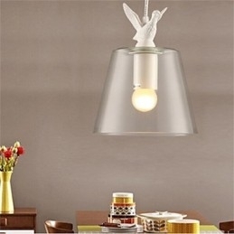 Amerikaanse stijl retro creatieve enkele kop glazen lamp de Nordic Cafe