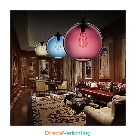 Retro Creatieve Enkele Kop Glazen Hanglamp Café In De Goudviskom Retro Creatieve Enkele Kop Glazen Hanglamp Café In De Goudviskom