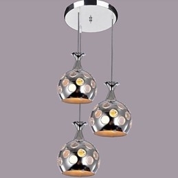 Moderne eigentijdse eiland mini-stijl gegalvaniseerde hanglamp