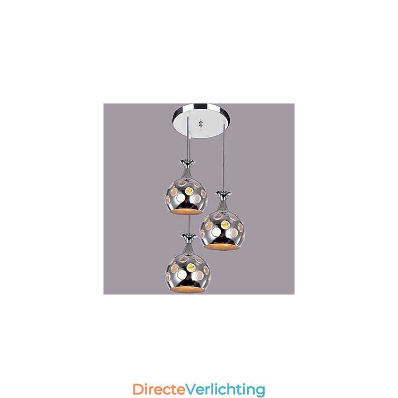 Moderne eigentijdse eiland mini-stijl gegalvaniseerde hanglamp