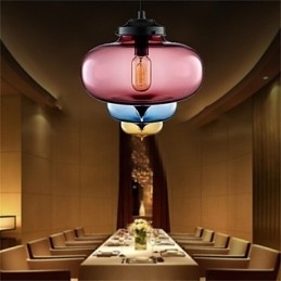 Retro Creatieve Enkele Kop Glazen Hanglamp Café In De Goudviskom