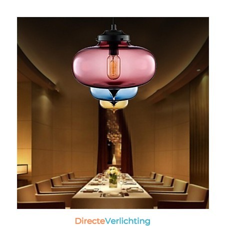 Retro Creatieve Enkele Kop Glazen Hanglamp Café In De Goudviskom