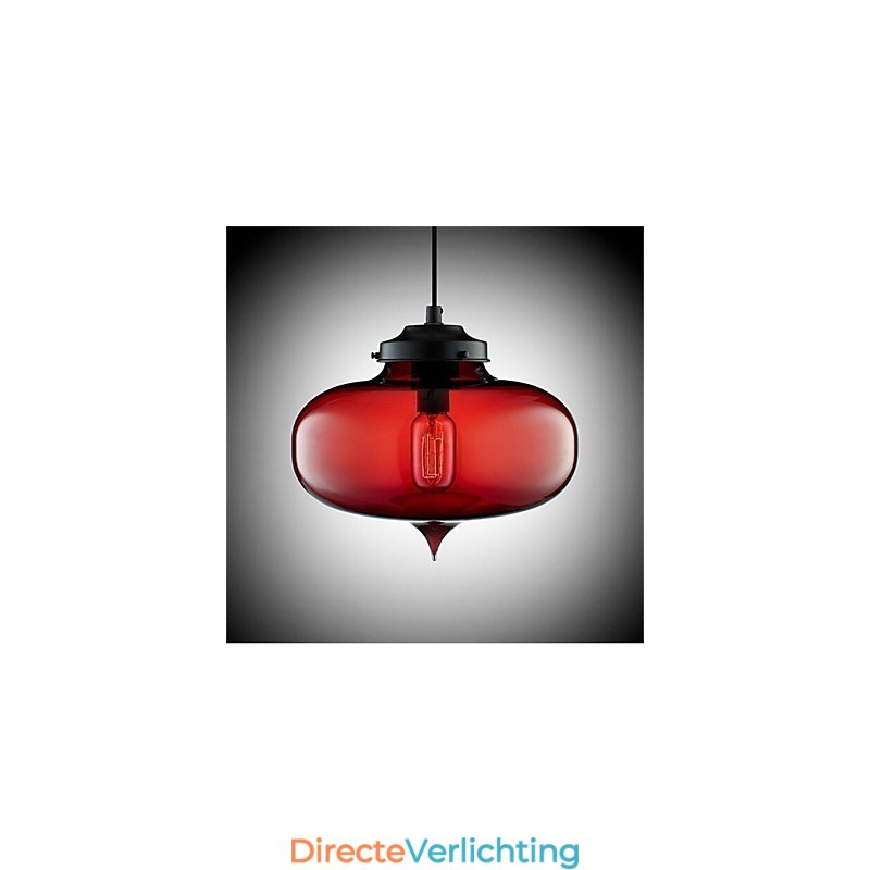 Retro Creatieve Enkele Kop Glazen Hanglamp Café In De Goudviskom