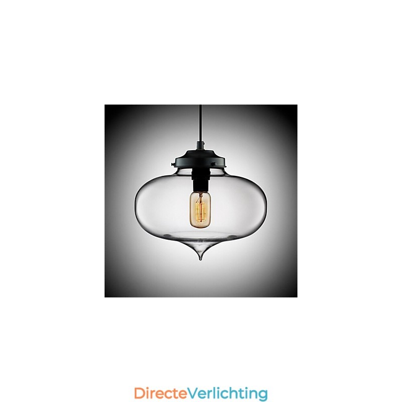 Retro Creatieve Enkele Kop Glazen Hanglamp Café In De Goudviskom