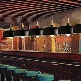 Landelijke schilderij metalen hanglamp