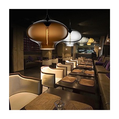 Retro Creatieve Enkele Kop Glazen Hanglamp Café In De Goudviskom Retro Creatieve Enkele Kop Glazen Hanglamp Café In De Goudviskom