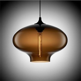 Retro Creatieve Enkele Kop Glazen Hanglamp Café In De Goudviskom