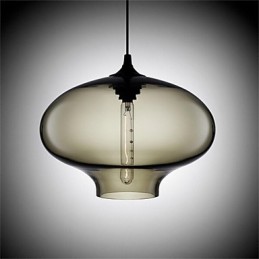 Retro Creatieve Enkele Kop Glazen Hanglamp Café In De Goudviskom