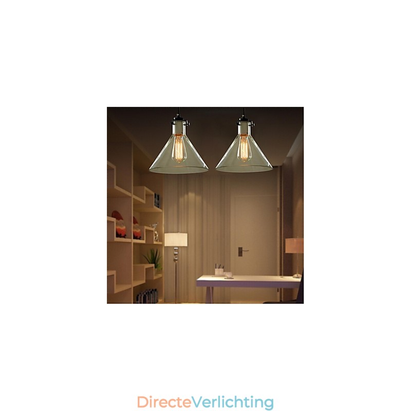 Amerikaanse stijl retro creatieve enkele kop glazen lamp de Nordic Cafe