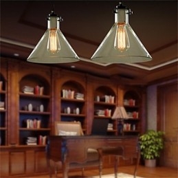 Amerikaanse stijl retro creatieve enkele kop glazen lamp de Nordic Cafe