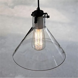 Amerikaanse stijl retro creatieve enkele kop glazen lamp de Nordic Cafe