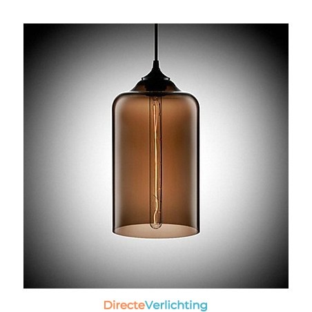 Flesontwerp Hanglamp 1 Licht Concise Iron Schilderij Flesontwerp Hanglamp 1 Licht Concise Iron Schilderij