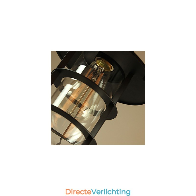 Retro Mini Stijl Schilderij Metalen Hanglamp