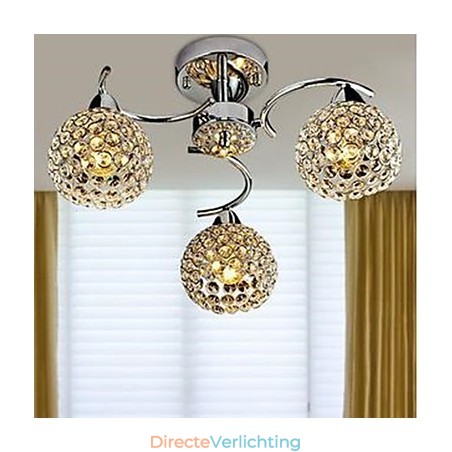 Koepellicht van moderne kristalabsorberende koepellichtmaaltijden kroonluchter hanglamp zittend Koepellicht van moderne kristalabsorberende koepellichtmaaltijden kroonluchter hanglamp zittend