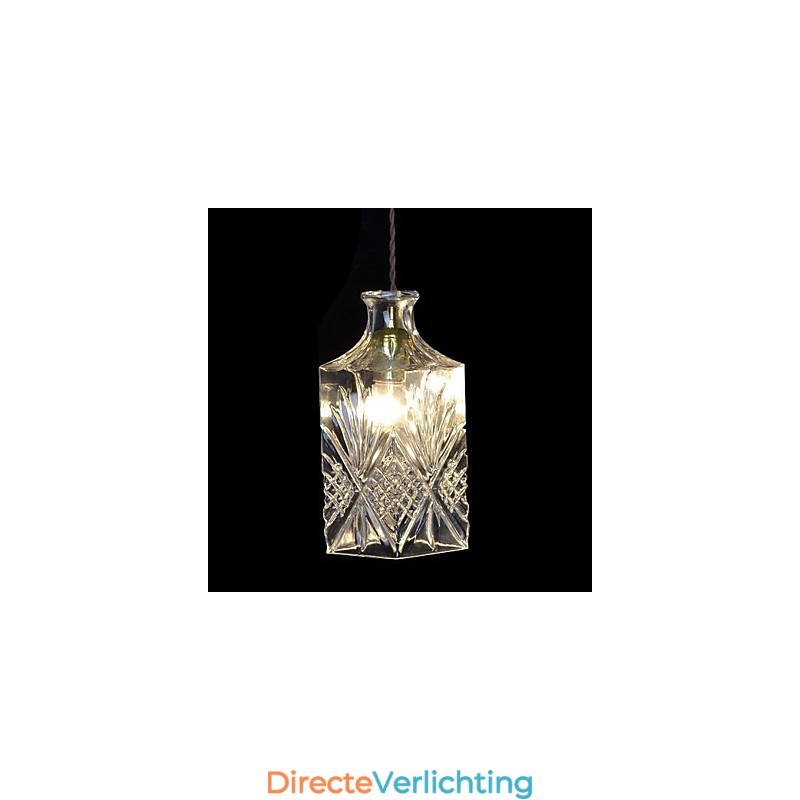Moderne, eigentijdse kristallen metalen hanglamp