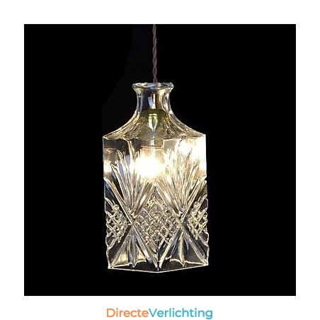 Moderne, eigentijdse kristallen metalen hanglamp Moderne, eigentijdse kristallen metalen hanglamp