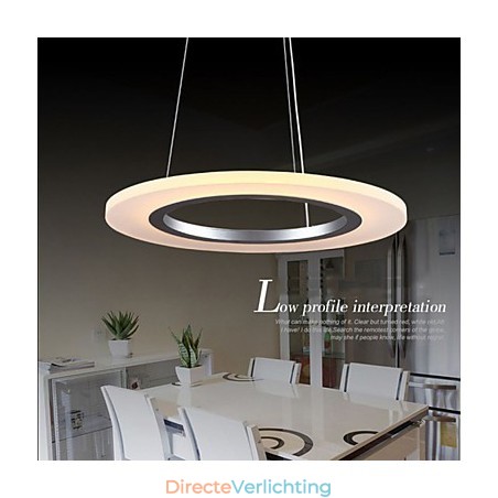 Hanglamp Ronde Plafondkroonluchter Melkachtig Acryl Plafondlampen met Enkele Ring Hanglamp Ronde Plafondkroonluchter Melkachtig Acryl Plafondlampen met Enkele Ring