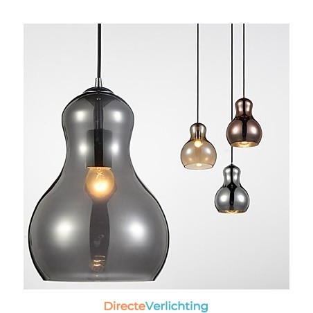 Kalebasvormige hanglamp 1 licht Moderne eenvoud Gouden chroom Roségoud Amber Rookgrijs Glas en koolstofstaal Kalebasvormige hanglamp 1 licht Moderne eenvoud Gouden chroom Roségoud Amber Rookgrijs Glas en koolstofstaal