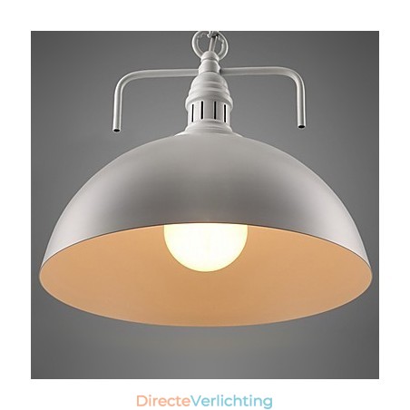 Rustieke Lodge Schilderij Metalen Hanglamp Rustieke Lodge Schilderij Metalen Hanglamp