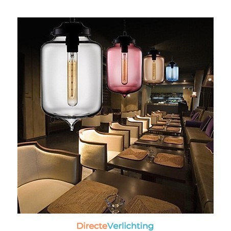 Retro Creatieve Enkele Kop Glazen Hanglamp Café In De Goudviskom Retro Creatieve Enkele Kop Glazen Hanglamp Café In De Goudviskom