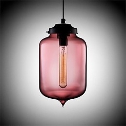 Retro Creatieve Enkele Kop Glazen Hanglamp Café In De Goudviskom