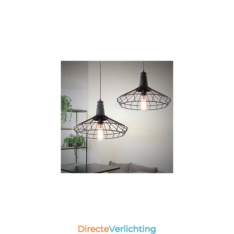 Rustieke Lodge Retro Country Mini Stijl Schilderij Metalen Hanglamp Garage