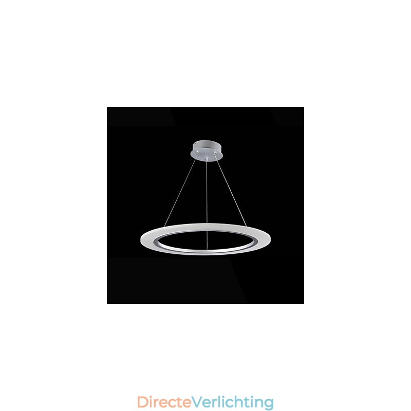 Hanglamp Ronde Plafondkroonluchter Melkachtig Acryl Plafondlampen met Enkele Ring