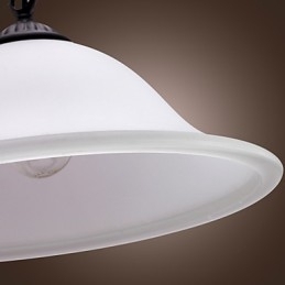 Traditionele klassieke komvormige mini-stijl bronzen hanglamp