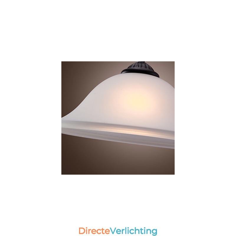 Traditionele klassieke komvormige mini-stijl bronzen hanglamp