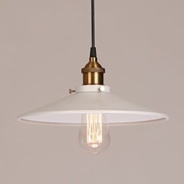 Vintage schilderij metalen hanglamp