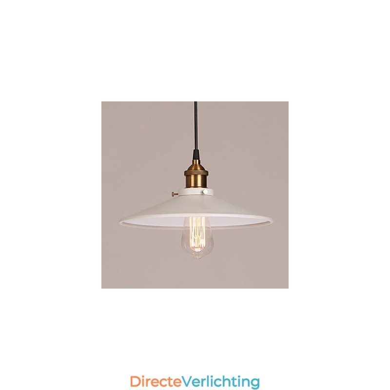 Vintage schilderij metalen hanglamp