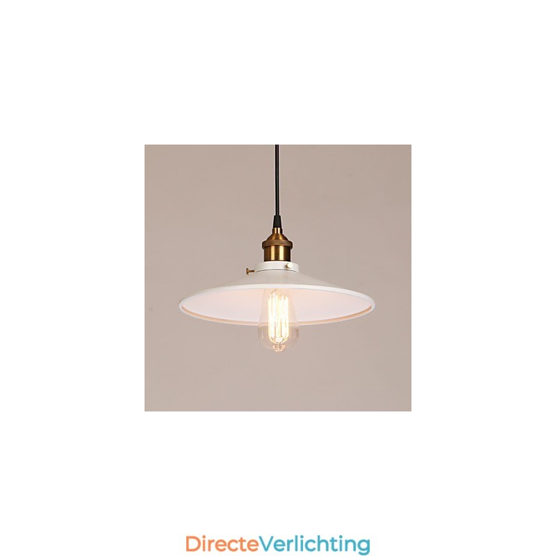 Vintage schilderij metalen hanglamp