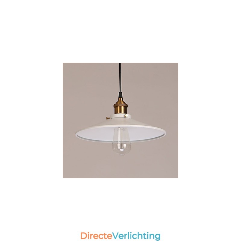 Vintage schilderij metalen hanglamp