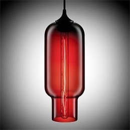 Retro Creatieve Enkele Kop Glazen Hanglamp Café In De Goudviskom
