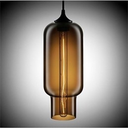 Retro Creatieve Enkele Kop Glazen Hanglamp Café In De Goudviskom