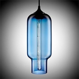 Retro Creatieve Enkele Kop Glazen Hanglamp Café In De Goudviskom