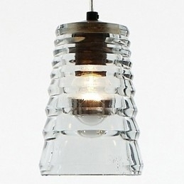 Moderne, eigentijdse glazen hanglamp