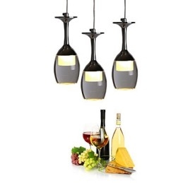 Hanglampen 3 lampen ronde achterplaat moderne eigentijdse metaal