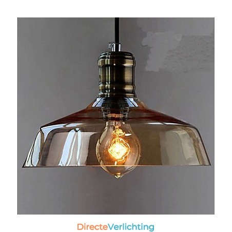 Eenvoudige retro industriële glazen hanglamp Eenvoudige retro industriële glazen hanglamp