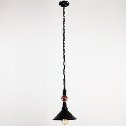 Waterpijp Retro Plating 1 Licht Schilderij Hanglamp