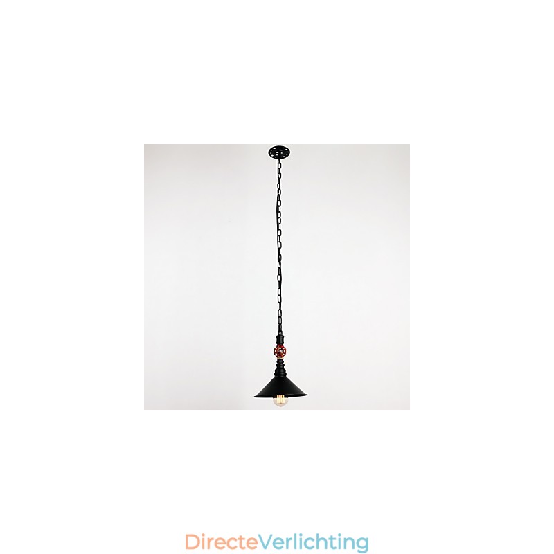 Waterpijp Retro Plating 1 Licht Schilderij Hanglamp