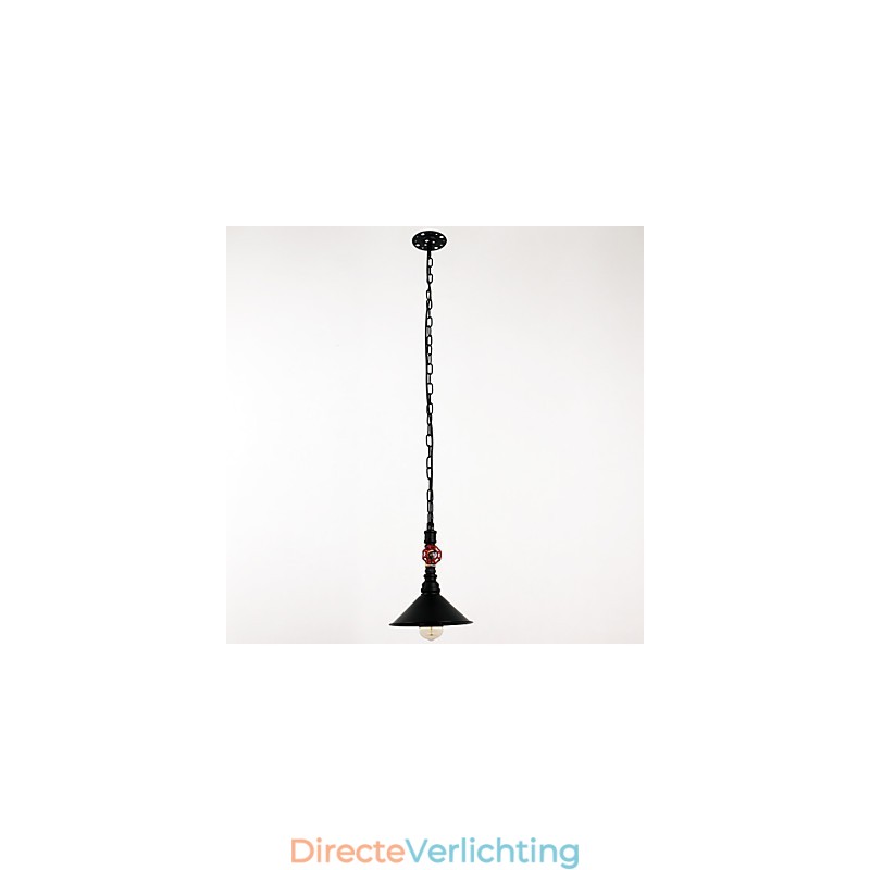 Waterpijp Retro Plating 1 Licht Schilderij Hanglamp