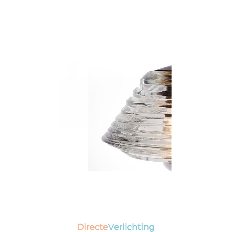 Moderne, eigentijdse glazen hanglamp