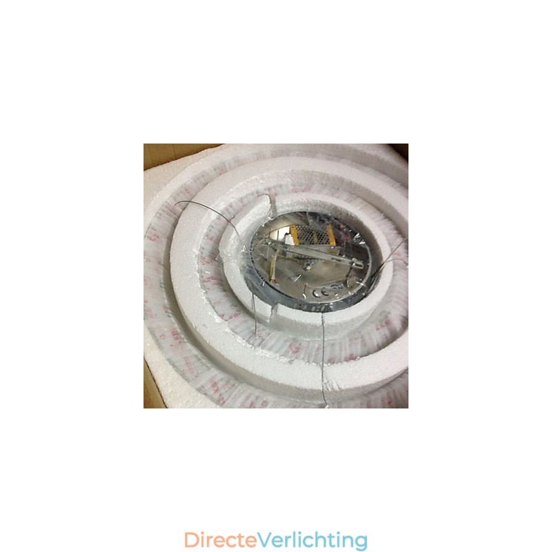 Dimbare kristallen hanglamp moderne ronde kroonluchter verlichting lampen koel wit ronde plafondlampen armaturen met afstandsbediening