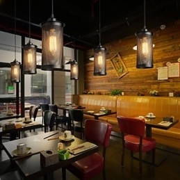 Creatieve metalen gaas hanglamp Eenvoudige hanglampen Café hanglamp