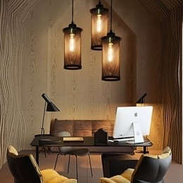 Creatieve metalen gaas hanglamp Eenvoudige hanglampen Café hanglamp
