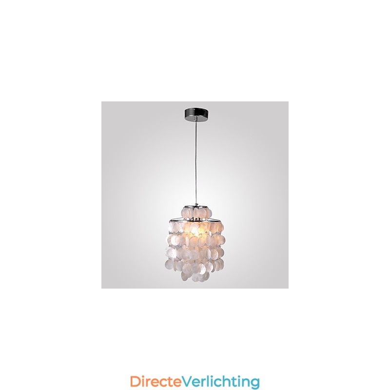 Moderne, eigentijdse mini-stijl chromen hanglamp