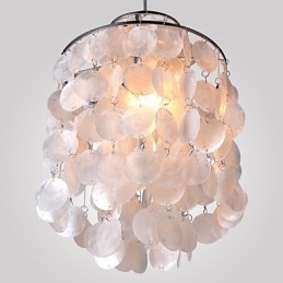 Moderne, eigentijdse mini-stijl chromen hanglamp