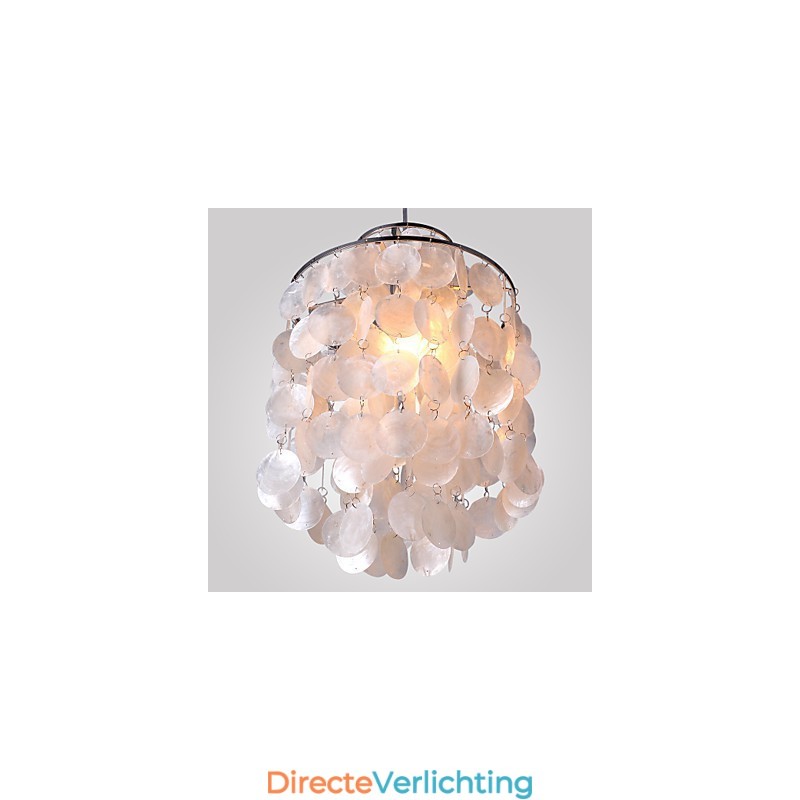 Moderne, eigentijdse mini-stijl chromen hanglamp