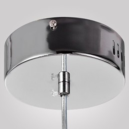 Moderne, eigentijdse mini-stijl chromen hanglamp